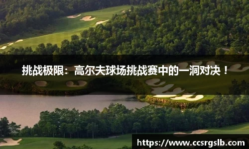 挑战极限：高尔夫球场挑战赛中的一洞对决 !